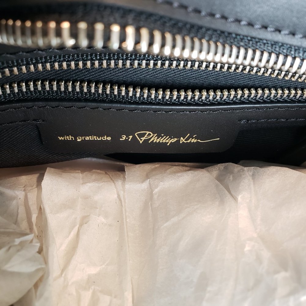 3.1 Phillip Lim Black Odita Lattice Pouch Shoulder Bag NWT - Picture 8 of 14